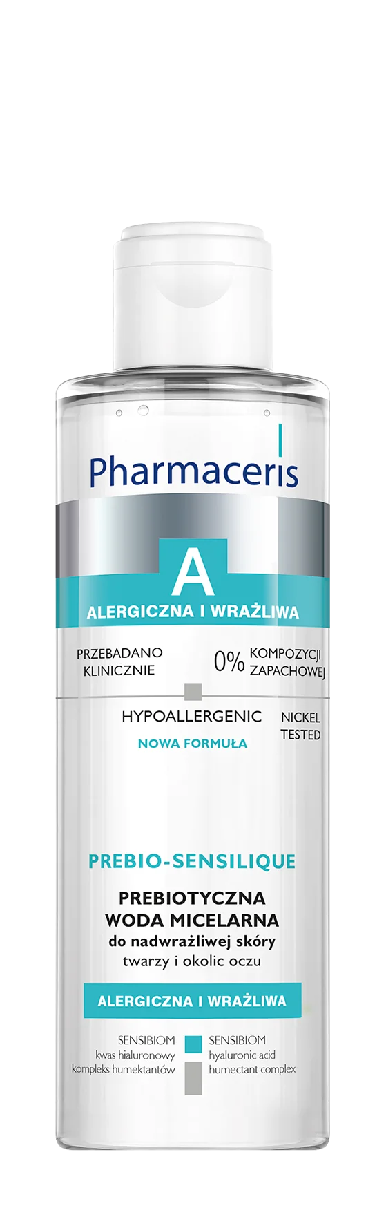 Pharmaceris A Prebio-Sensilique, prebiotyczny płyn micelarny do ekstremalnie wrażliwej skóry, 200ml