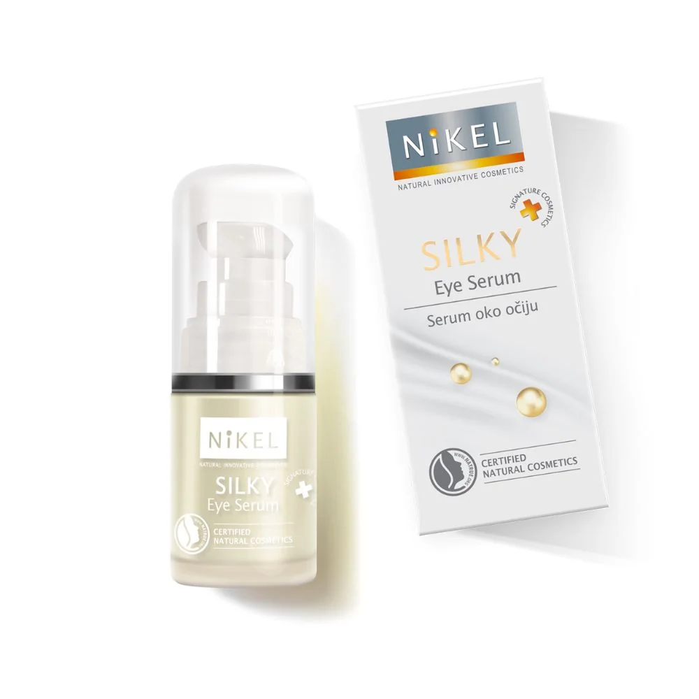 Nikel Silky, przeciwstarzeniowe serum pod oczy, 15 ml