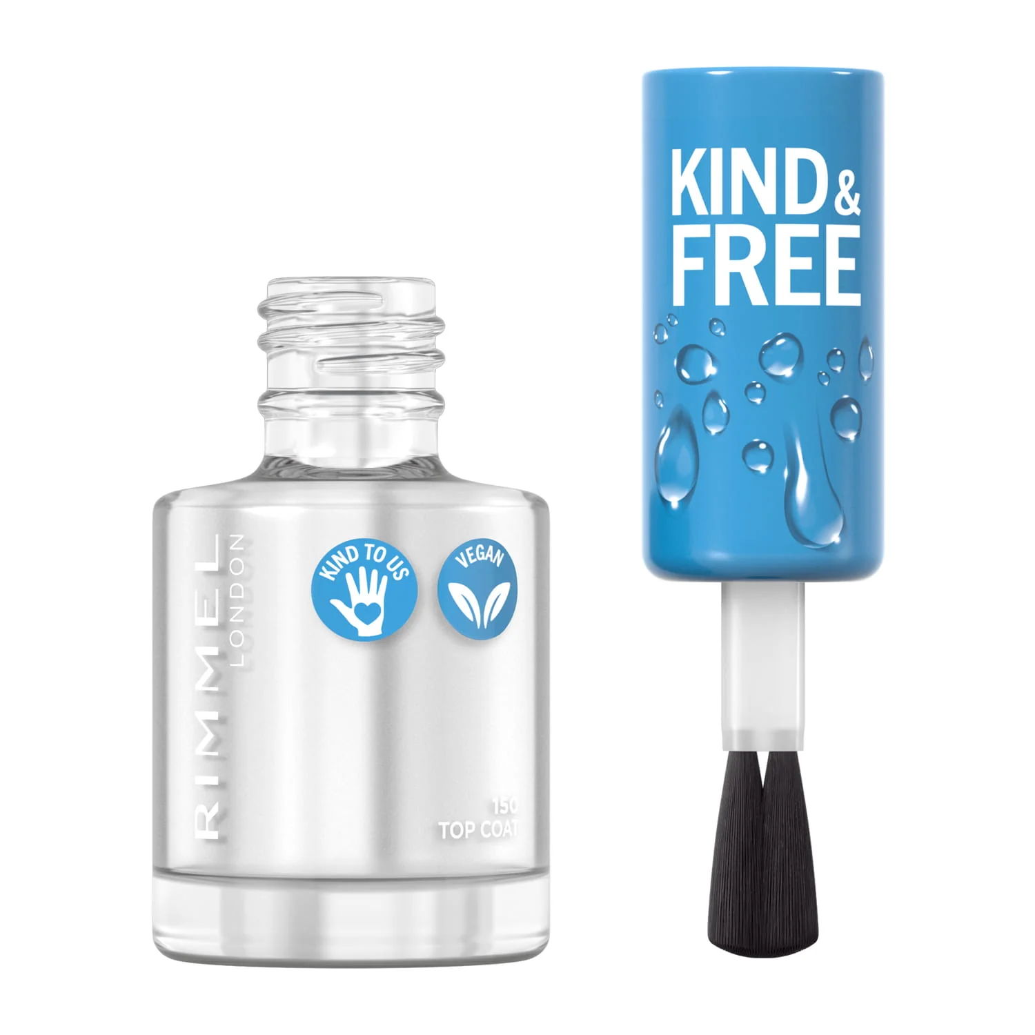 Rimmel Kind & Free ™ Top Coat lakier do paznokci, 8 ml