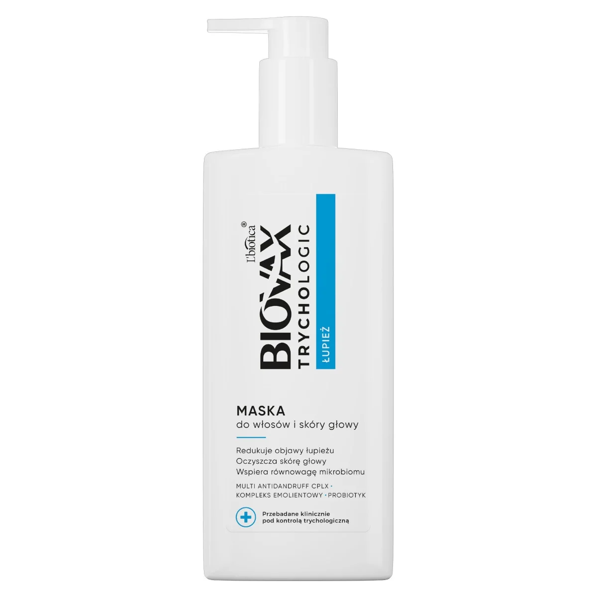 Biovax Trychologic Łupież maska do włosów i skóry głowy, 200 ml