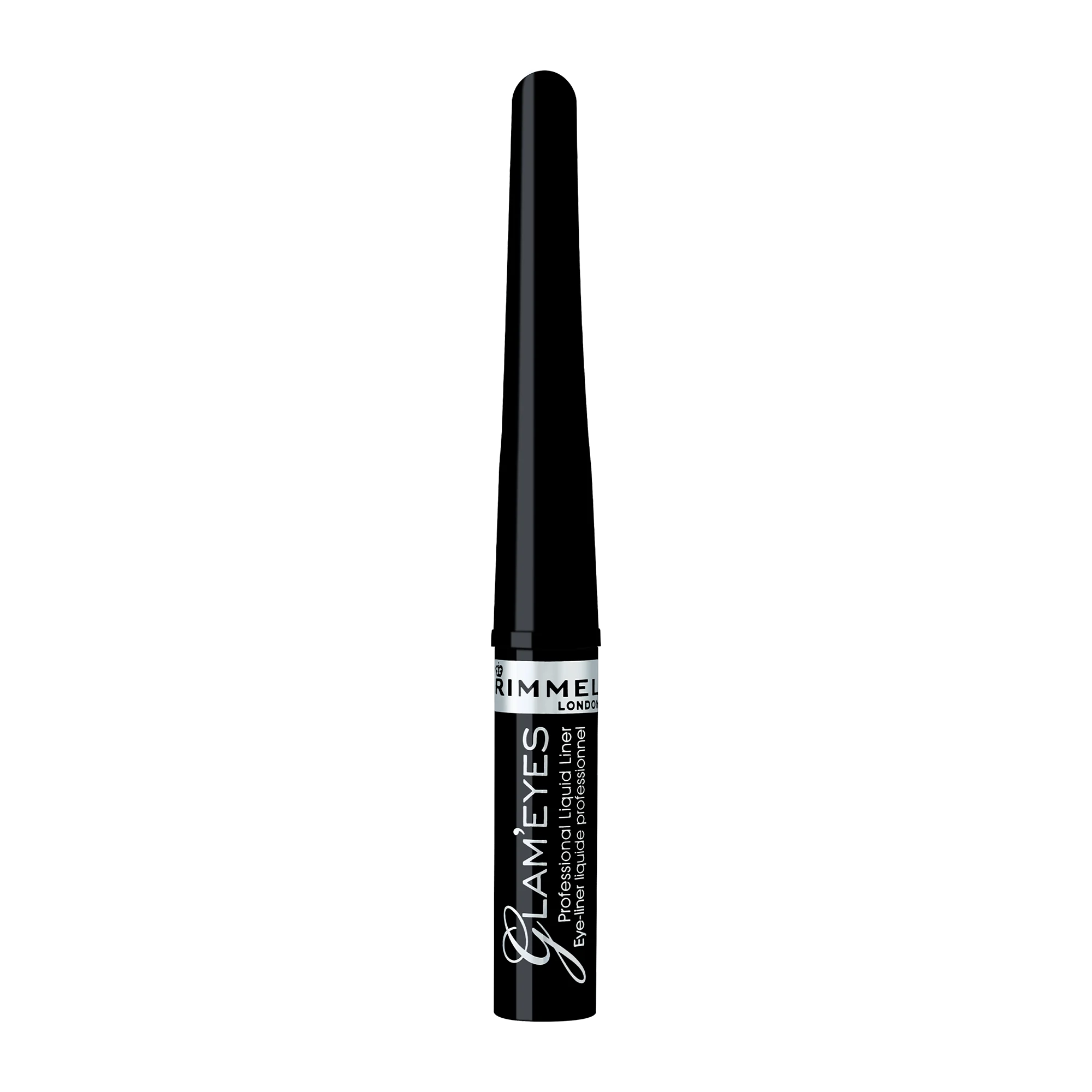 Rimmel Glam Eyes eyeliner w płynie 001 Black Glamour, 3,5 ml