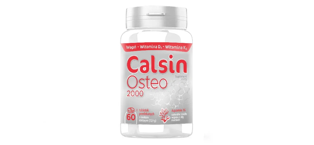 Calsin Osteo 2000, suplement diety, 60 tabletek