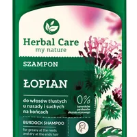 Herbal Care szampon do włosów tłustych u nasady i suchych na końcach Łopian, 330 ml