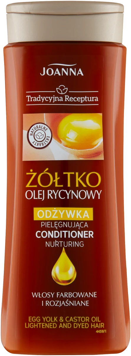 Joanna Tradycyjna Receptura, odżywka do włosów, żółtko i olej rycynowy, 300g