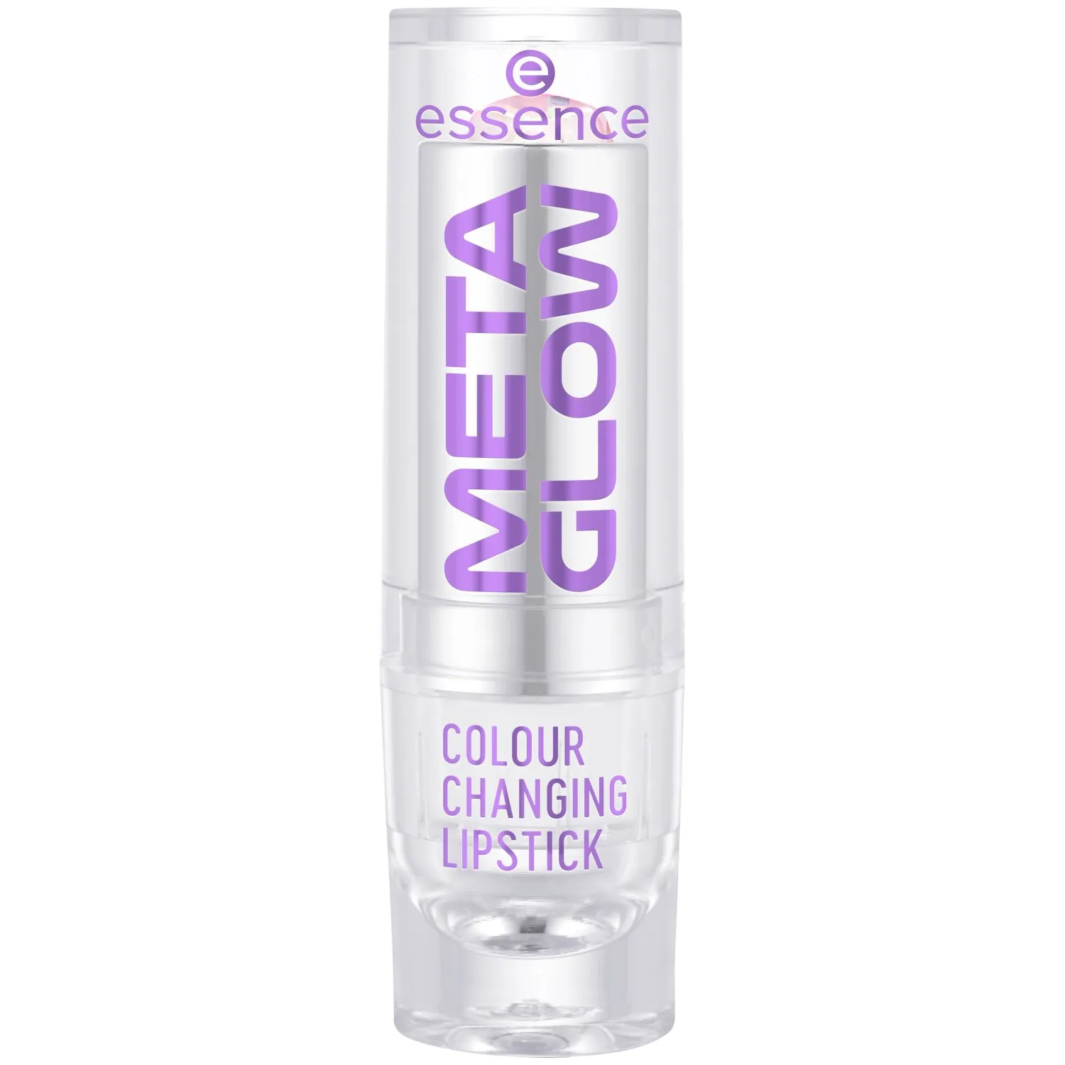 Essence Meta Glow Colour Changing Lipstick  pomadka z efektem zmiany koloru w odcieniu delikatnego różu 3,4g 