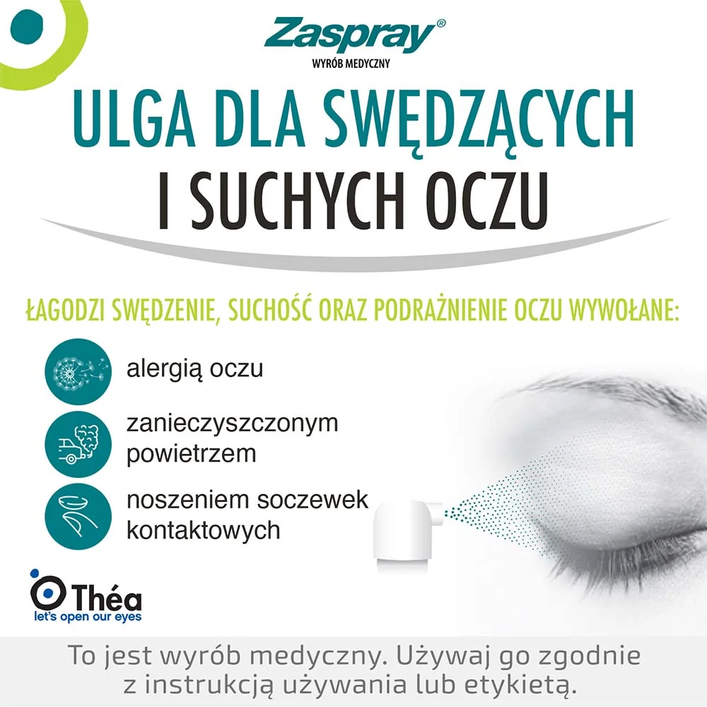 Zaspray spray na powieki, 10 ml