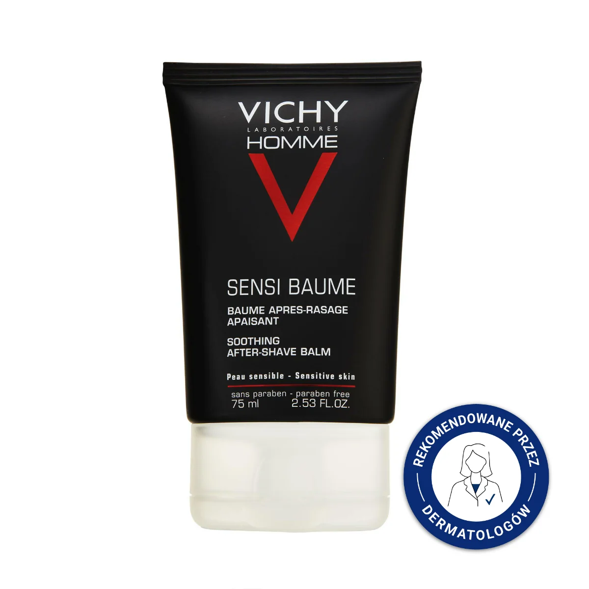 Vichy Homme Sensi Baume, Kojący Balsam Po Goleniu, 75 ml