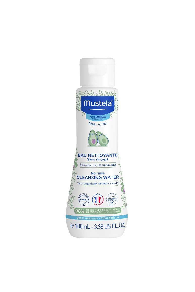 Mustela Bebe Enfant, delikatna woda oczyszczająca bez spłukiwania, 100 ml