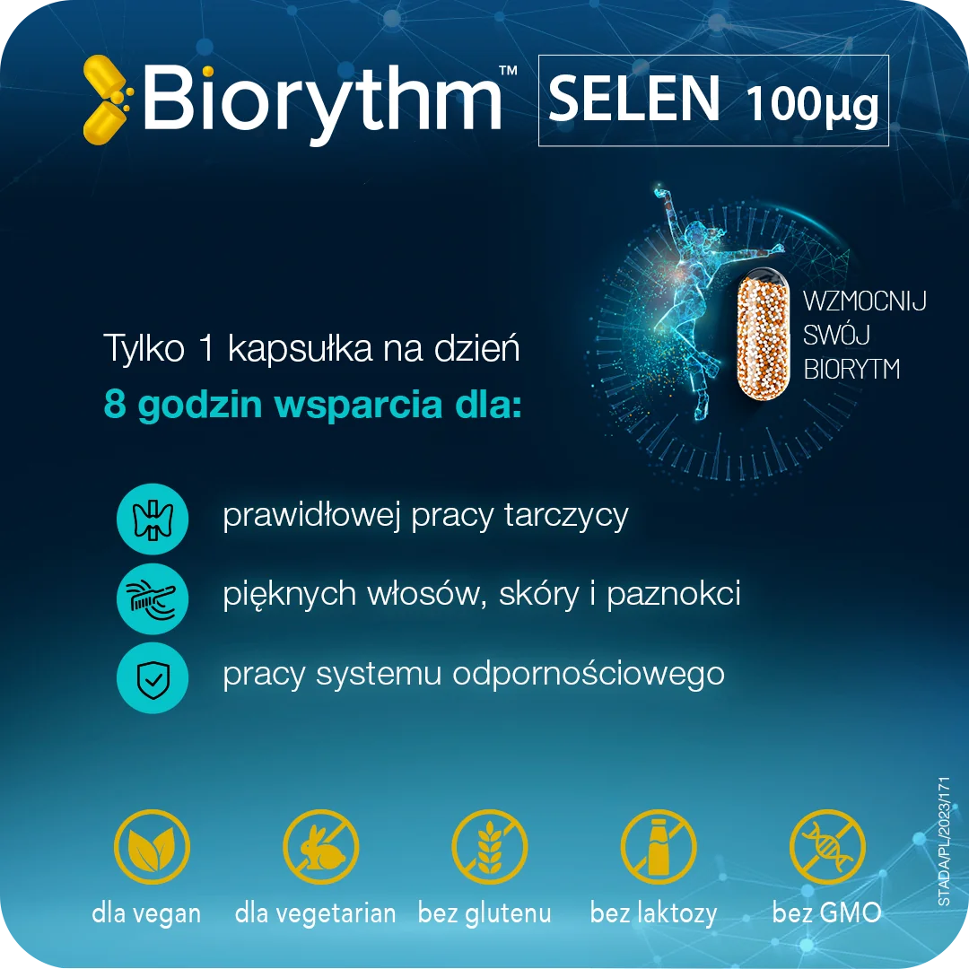 BIOrythm Selen 100 ug 30 kapsułek