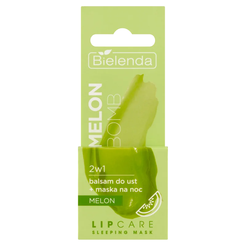 Bielenda Lip Care Sleeping Mask, balsam do ust + maska na noc 2w1 Melon, 10 g