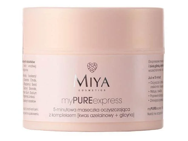 Miya My Pure Express, maseczka oczyszczająca 5-minutowa, 50g