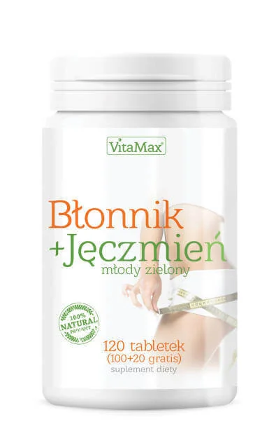 Błonnik + Jęczmień, suplement diety, 120 tabletek