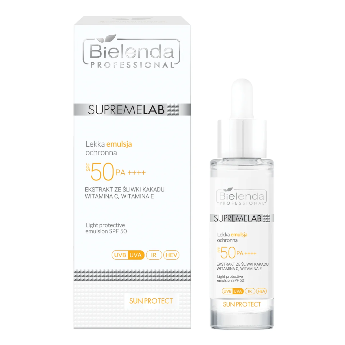 Bielenda Supremelab Sun Protect, Lekka emulsja ochronna SPF 50, 30 ml