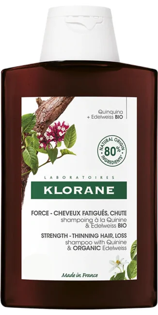 Klorane. szampon z chininą i organiczną szarotką, 400 ml