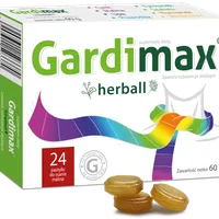 Gardimax Herball, 24 pastylki do ssania o smaku malinowy,