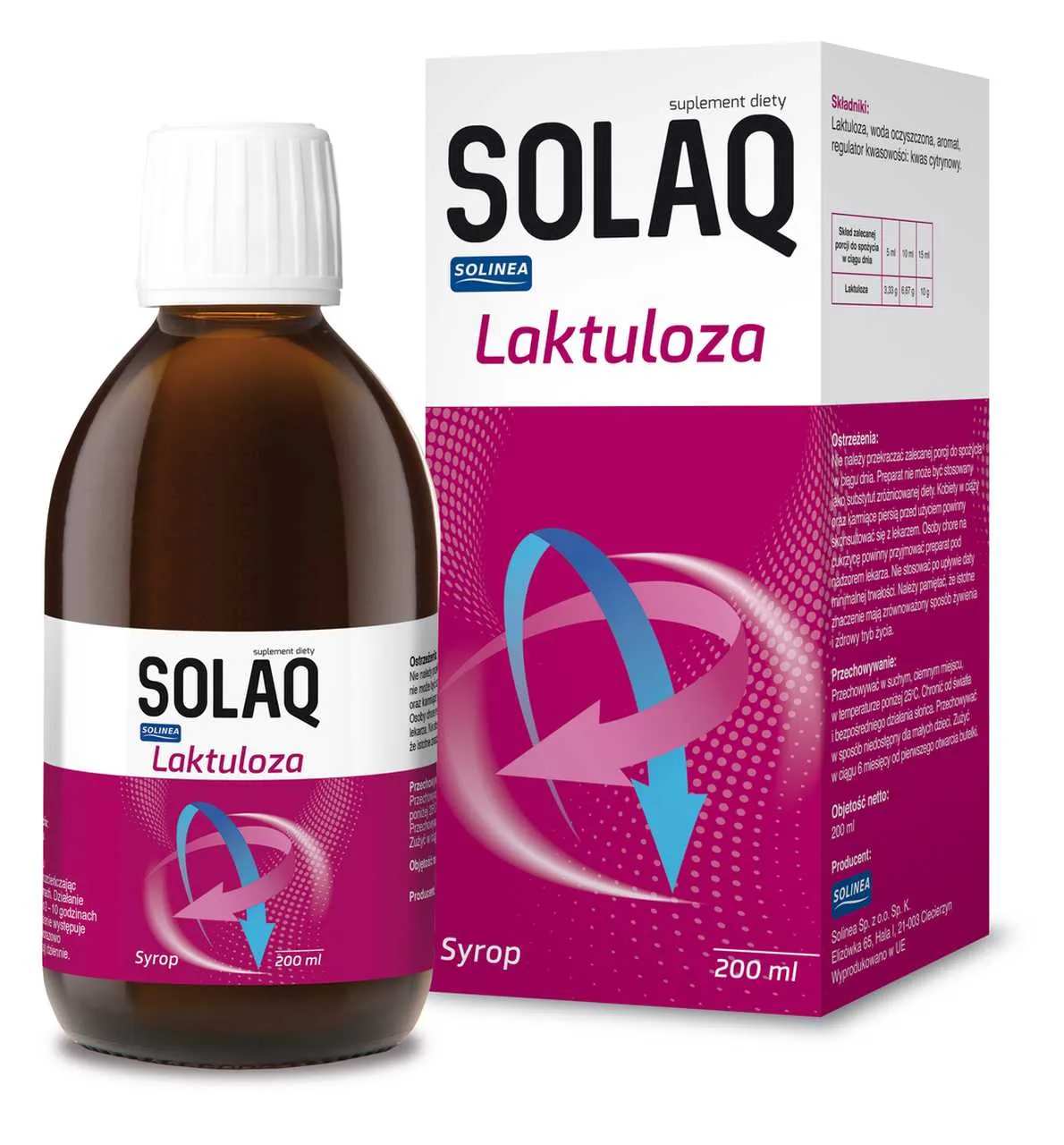 Solaq Solinea, suplement diety, syrop, 200 ml