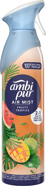 Ambi Pur Fruity Tropics, odświeżacz powietrza w sprayu, 185ml