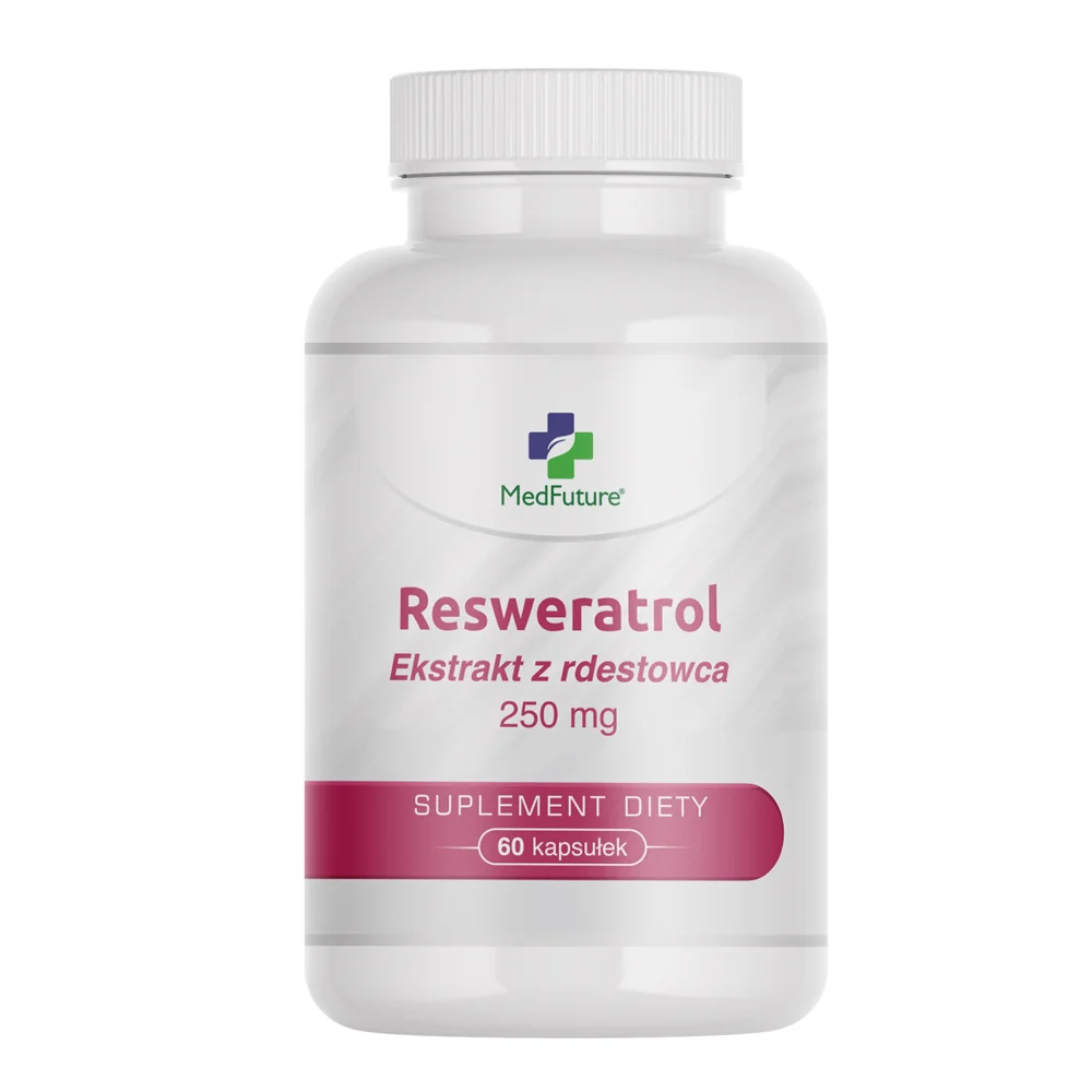 MedFuture Resweratrol 250 mg, 60 kapsułek