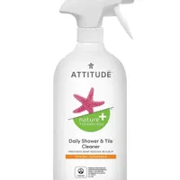 Attitude Nature+ Płyn do czyszczenia prysznica i płytek Skórka Cytrynowa, 800 ml