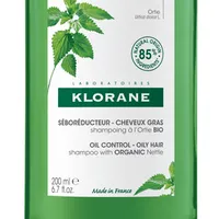 Klorane, szampon z organiczną pokrzywą, włosy przetłuszczające się, 200 ml