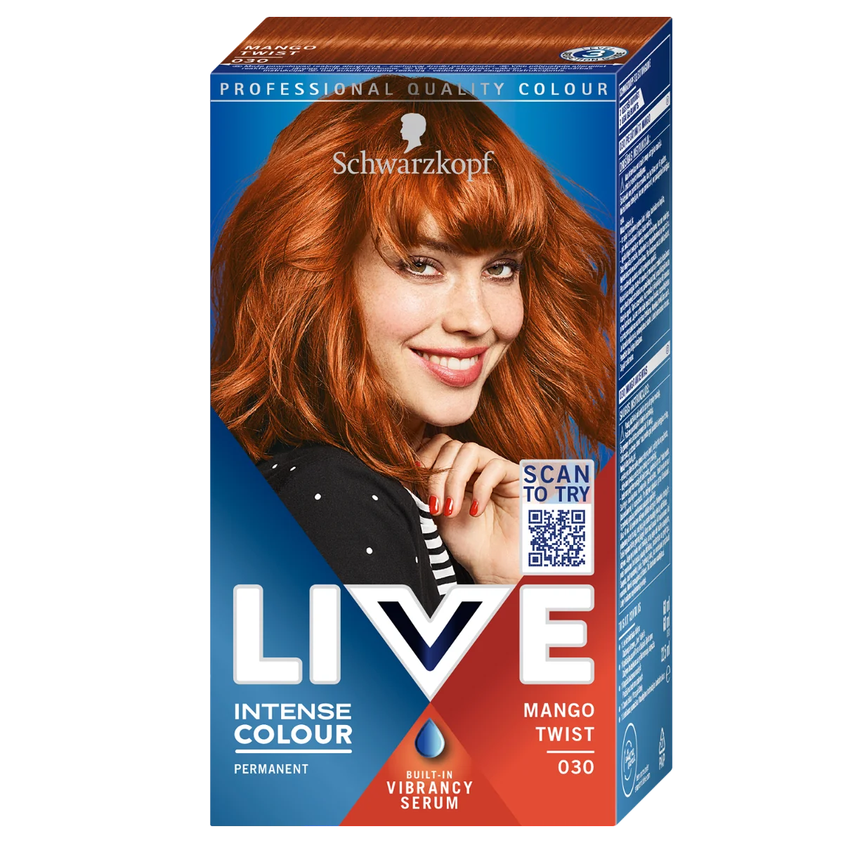 Schwarzkopf Live Intense Colour farba do włosów 30 Mango Twist, 1 szt.