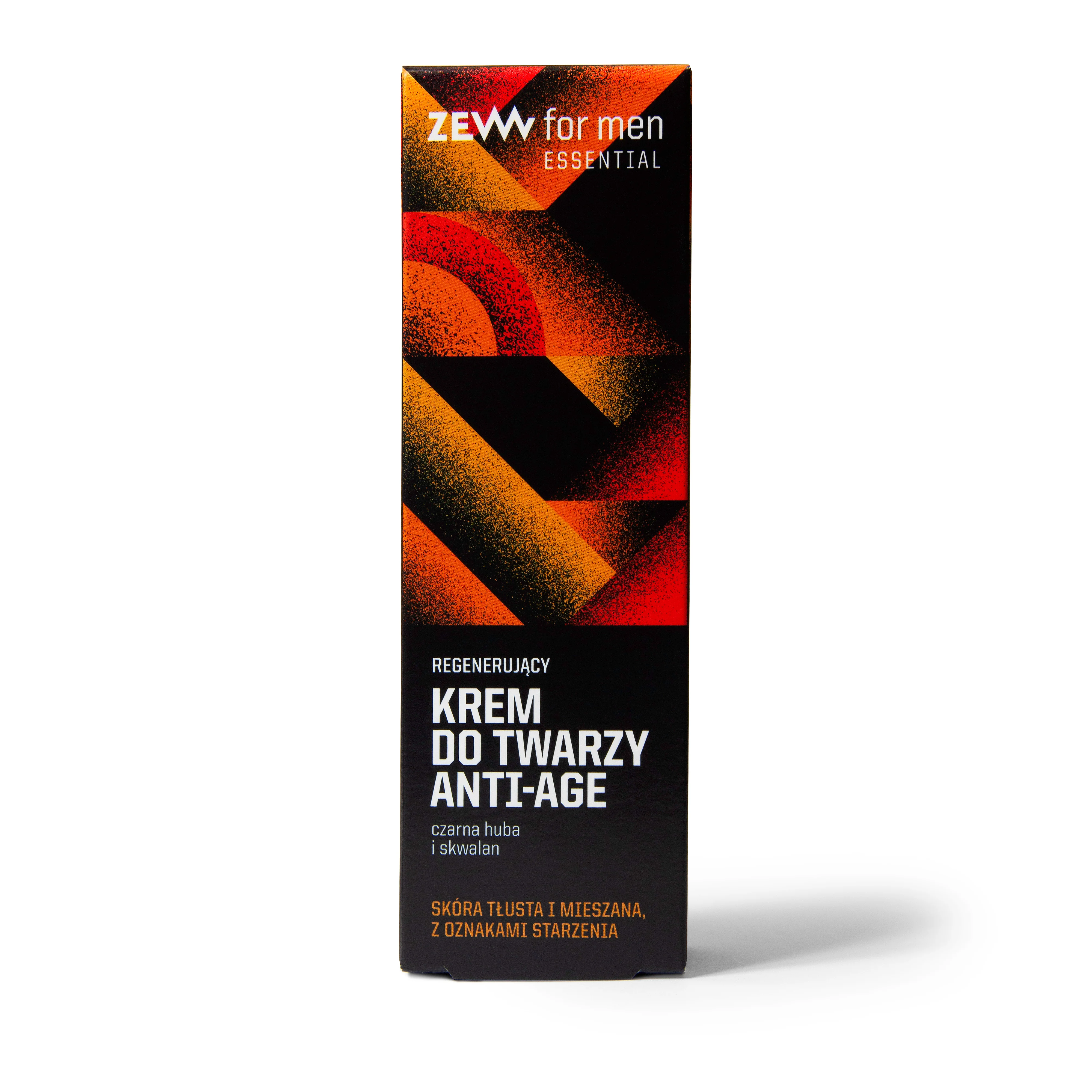 ZEW For Men Essential regenerujący krem przeciwzmarszczkowy do twarzy Skóra tłusta i mieszana, 50 ml