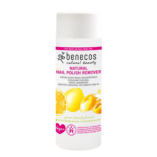 Benecos naturalny zmywacz do paznokci bez acetonu, 125 ml