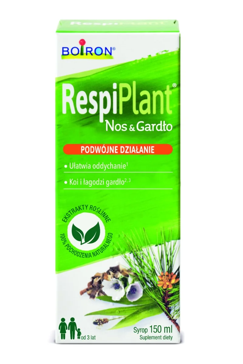 RespiPlant Nos & Gardło syrop, 150 ml 