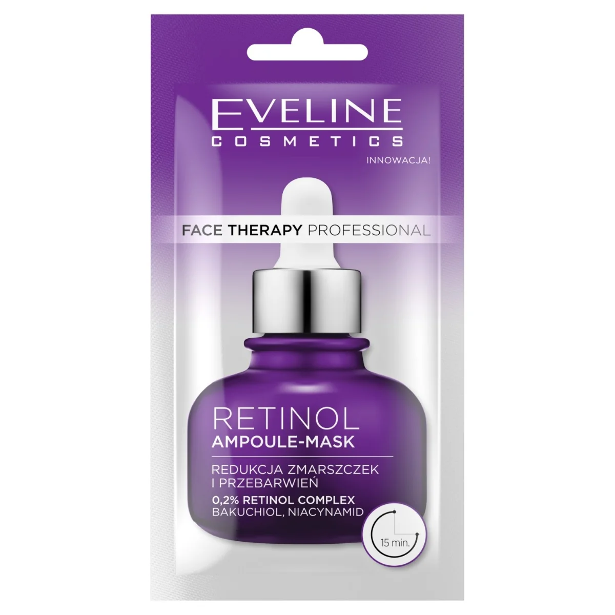 Eveline Cosmetics FACE THERAPY PROFESSIONAL, maseczka redukująca zmarszczki i przebarwienia, 8 ml