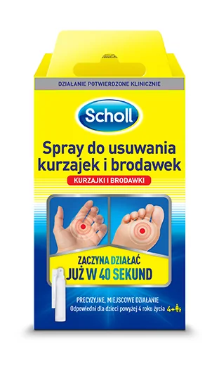 Scholl, spray do usuwania kurzajek i brodawek, 80 ml