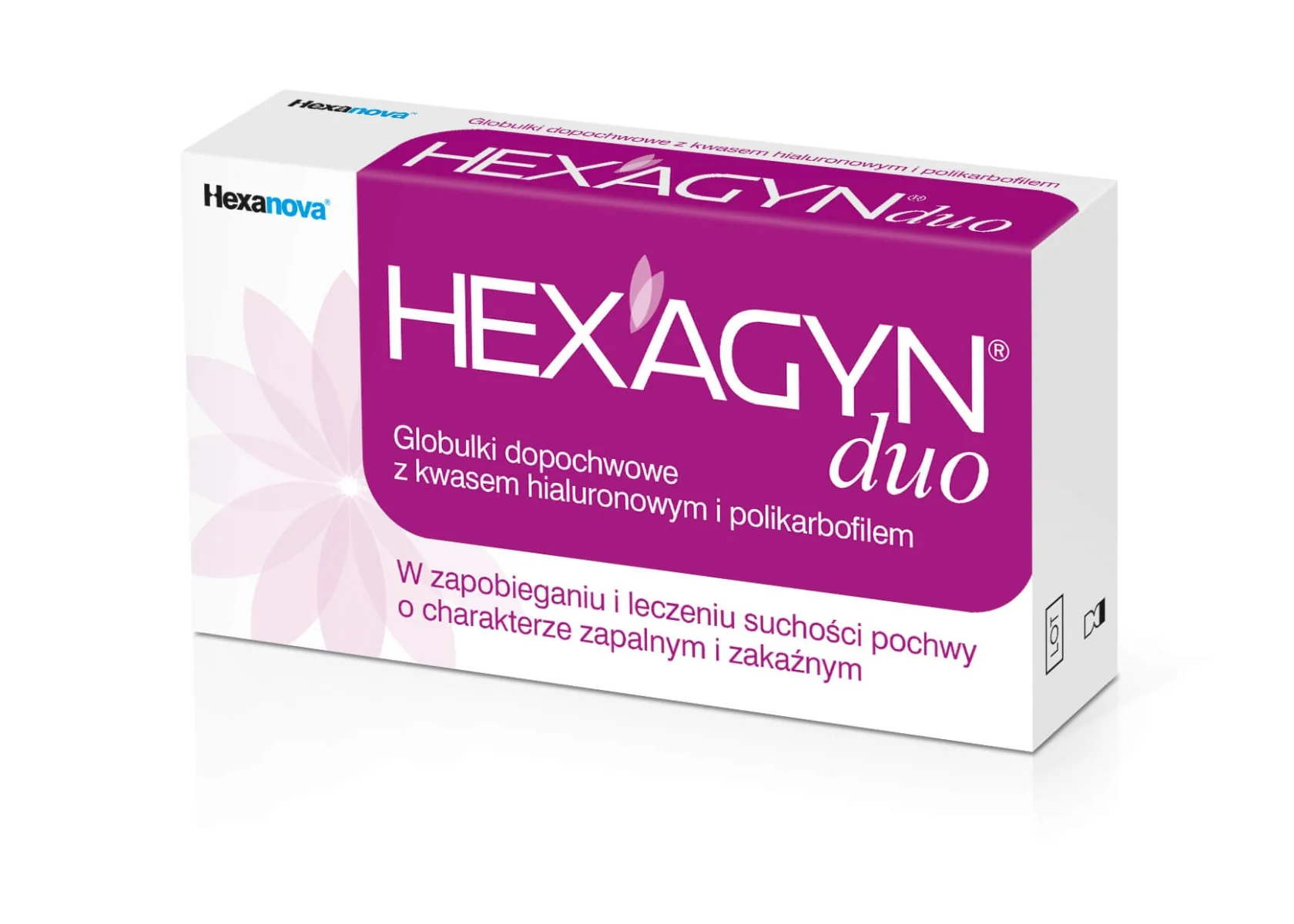 Hexagyn Duo, globulki dopochwowe, 10 globulek po 2 g każda