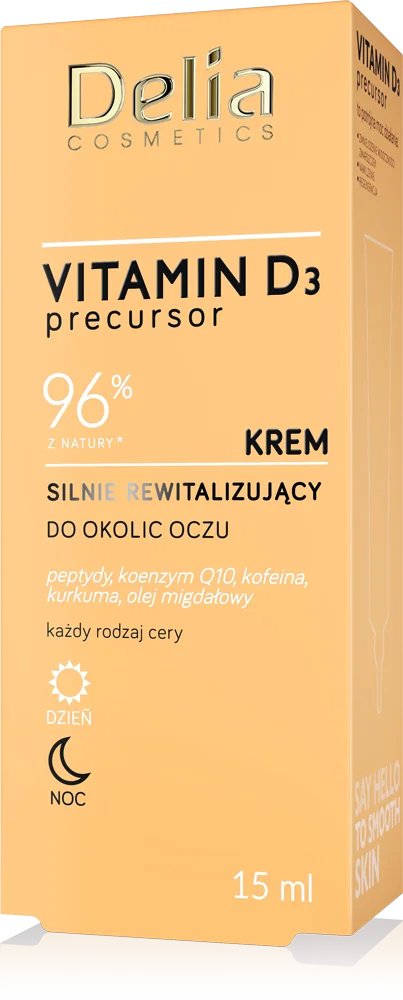 Delia Vitamin D3 Precursor silnie rewitalizujący krem do okolic oczu, 15 ml