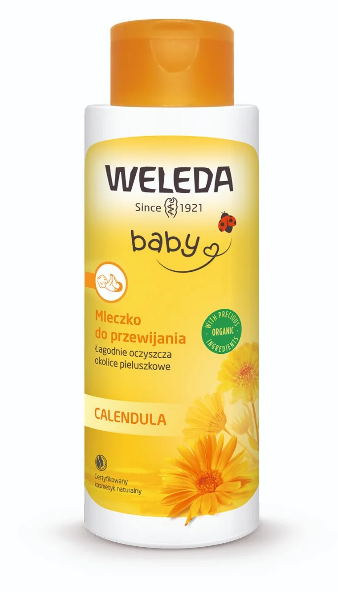 Weleda Calendula, Mleczko do przewijania, 400 ml