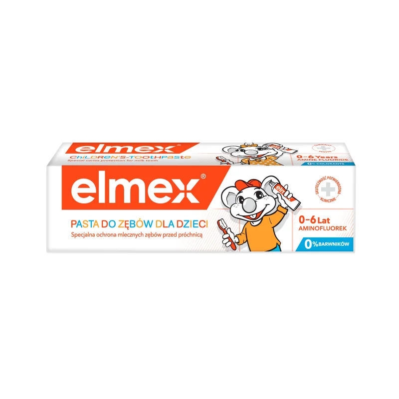 Elmex® Kids 0-6 lat, pasta do zębów dla dzieci, 50 ml