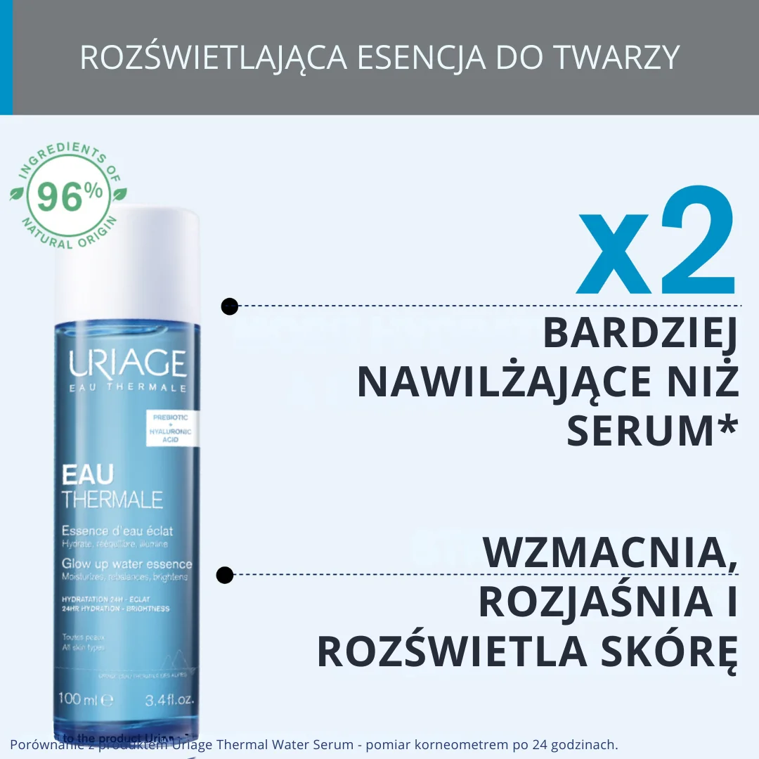 Uriage Eau Thermale esencja do twarzy rozświetlająca, 100 ml 