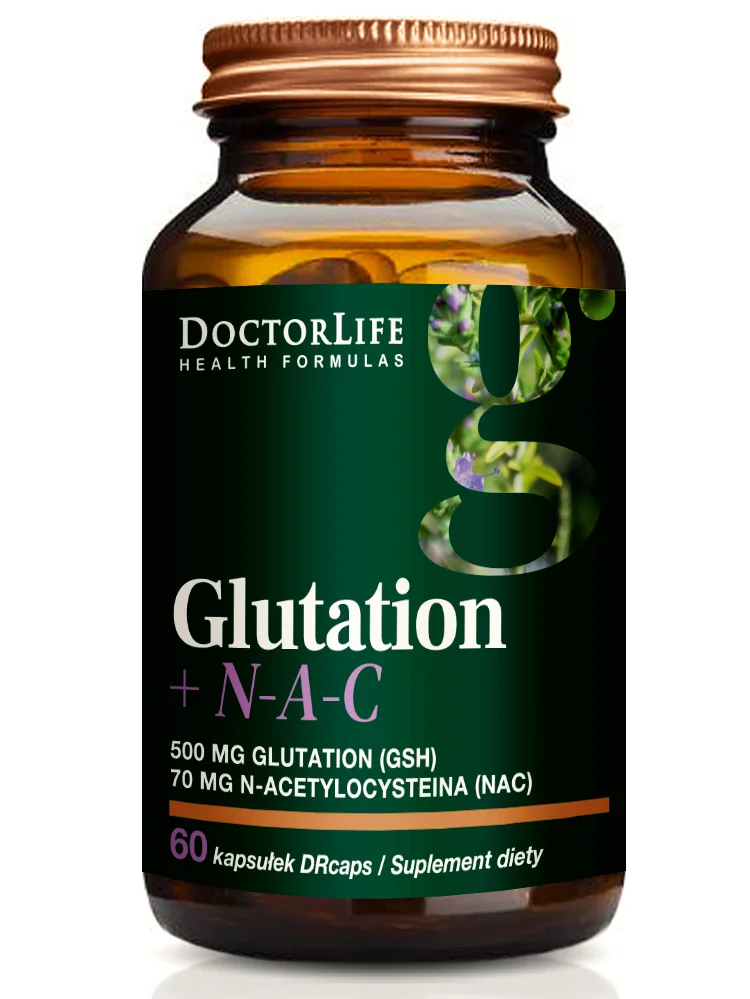 Doctor Life Glutation + N-A-C, 60 kapsułek