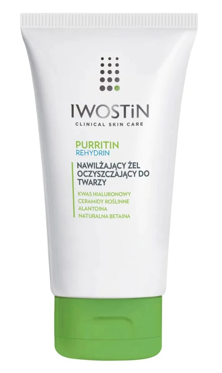 Iwostin Purritin Rehydrin nawilżający żel do mycia twarzy 150 ml