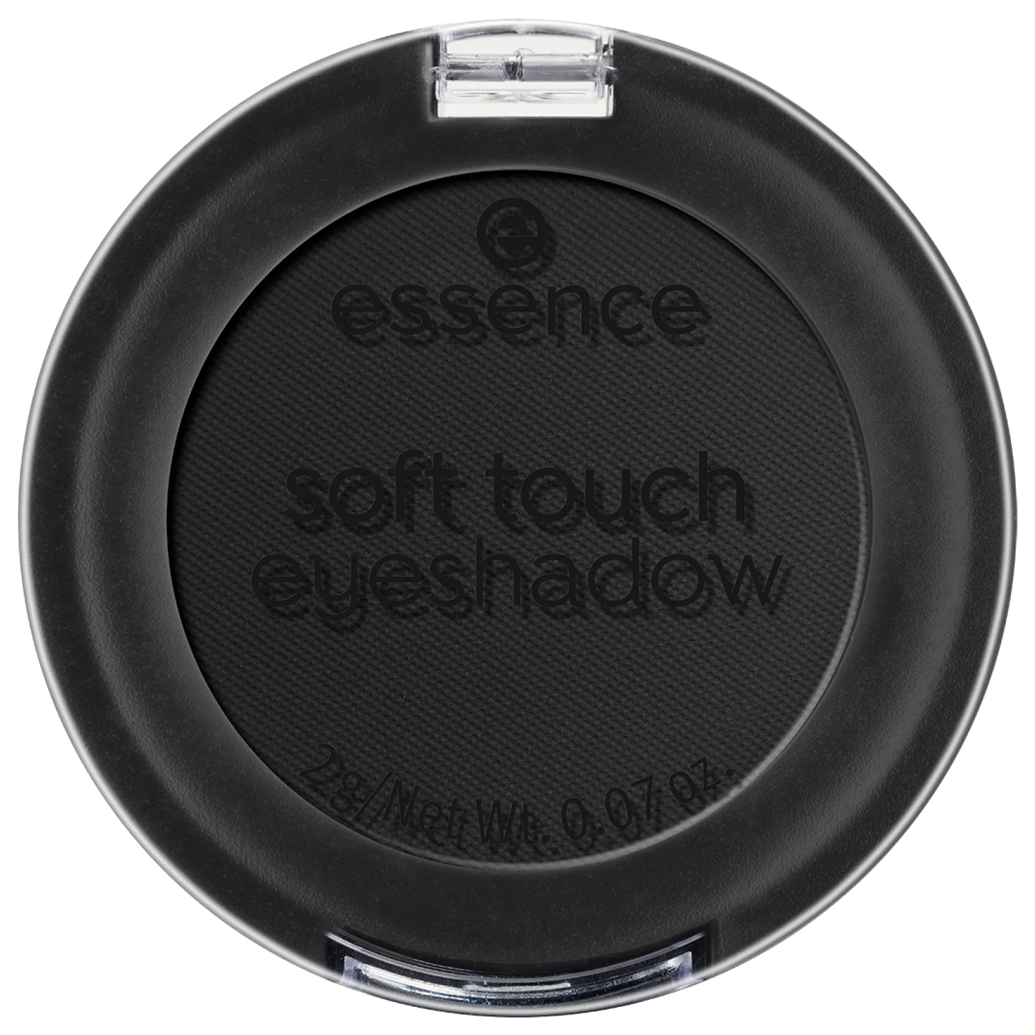 Essence Soft Touch Cień do powiek nr 06 Pitch Black, 2 g