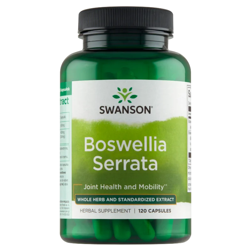 Swanson Boswellia Serrata ekstrakt, suplement diety, 120 kapsułek