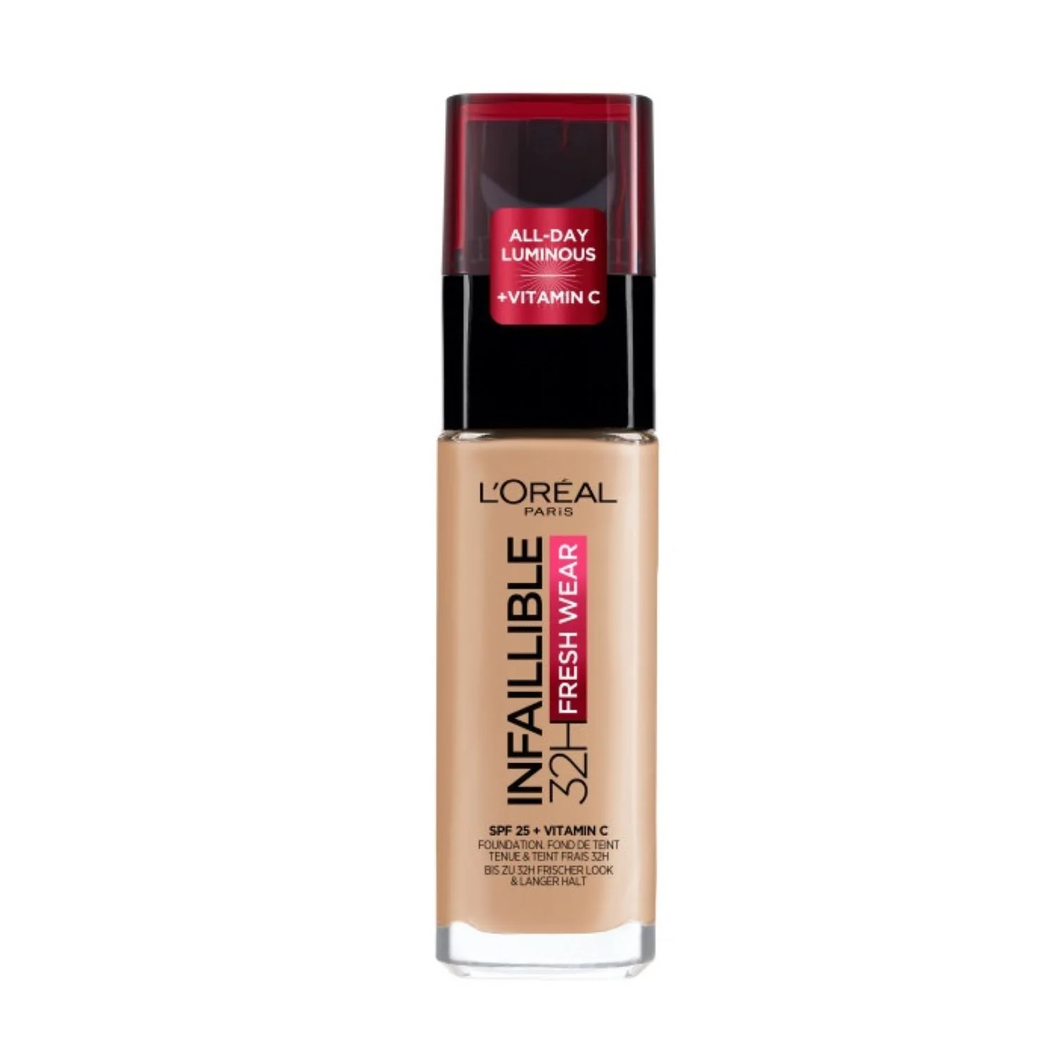 L'Oreal Infaillible 32H Fresh Wear Foundation długotrwały podkład do twarzy 140 Golden Beige, 30 ml