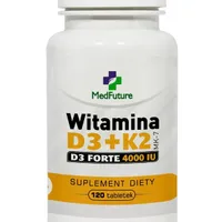 Medfuture Witamina D3+K2 MK-7 Forte, suplement diety, 120 tabletek