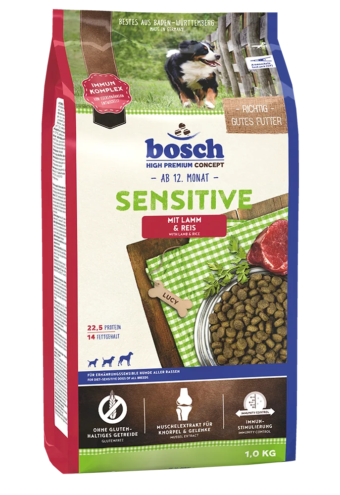 Bosch Sensitive Lamb & Rice karma dla psów, 1 kg