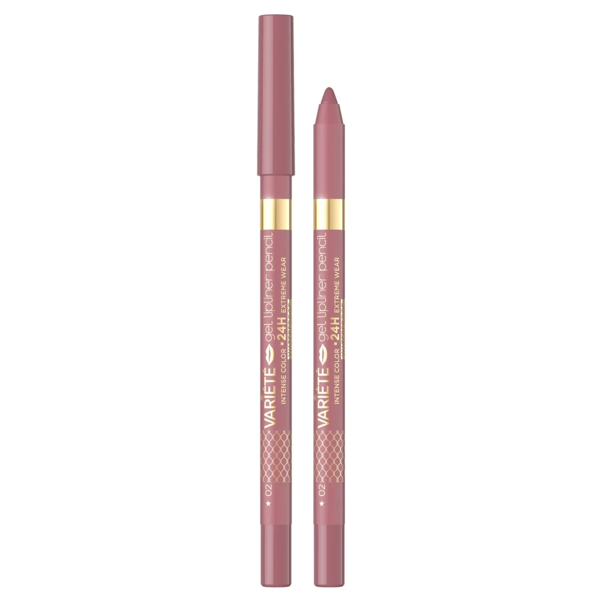 Eveline Cosmetics Variété Wodoodporna żelowa konturówka do ust nr 02, 1 g