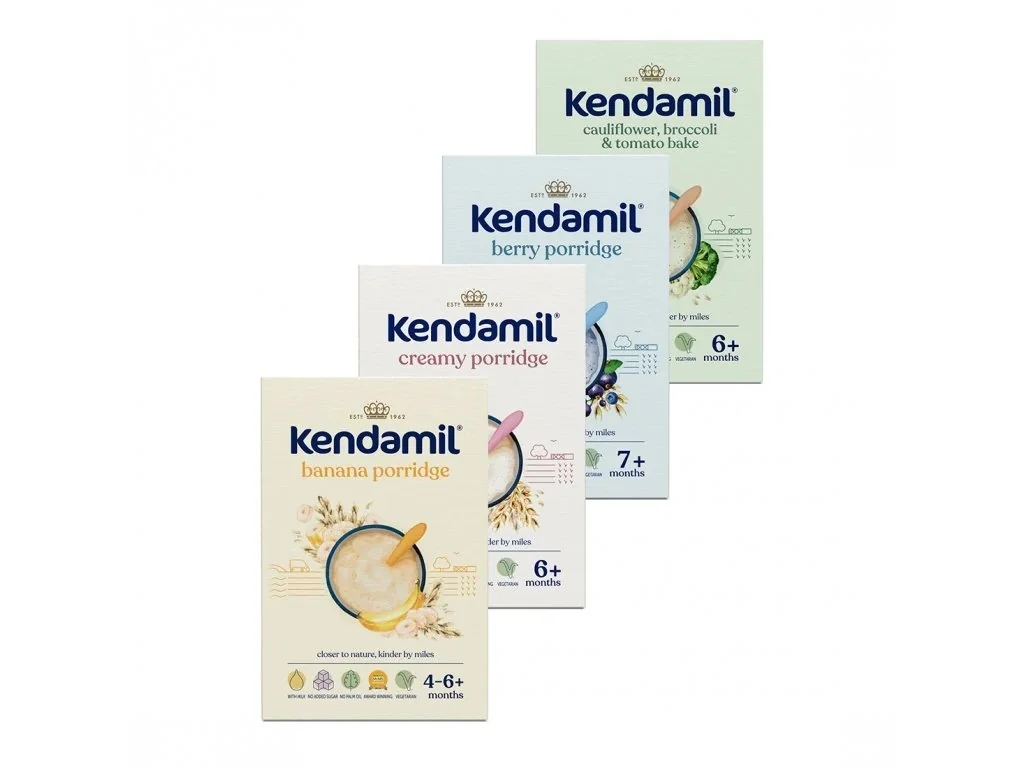 Kendamil kaszki mleczne mix, 4 x 150 g