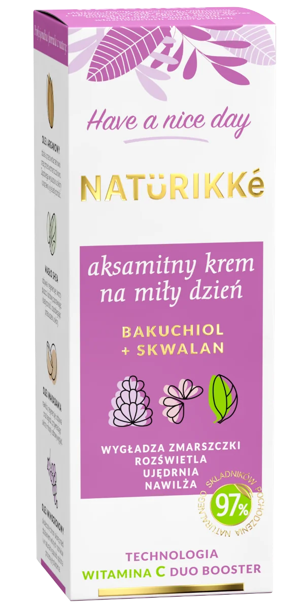 I’m Natürikké, aksamitny krem na miły dzień z bakuchiolem i skwalanem, 50 ml