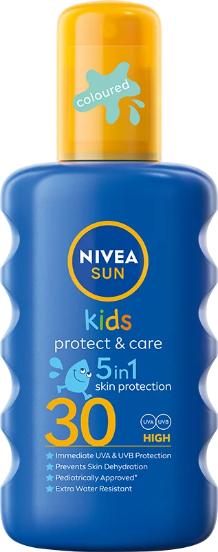 Nivea Sun Kids Protect & Care SPF 30, spray na słońce dla dzieci, 200 ml