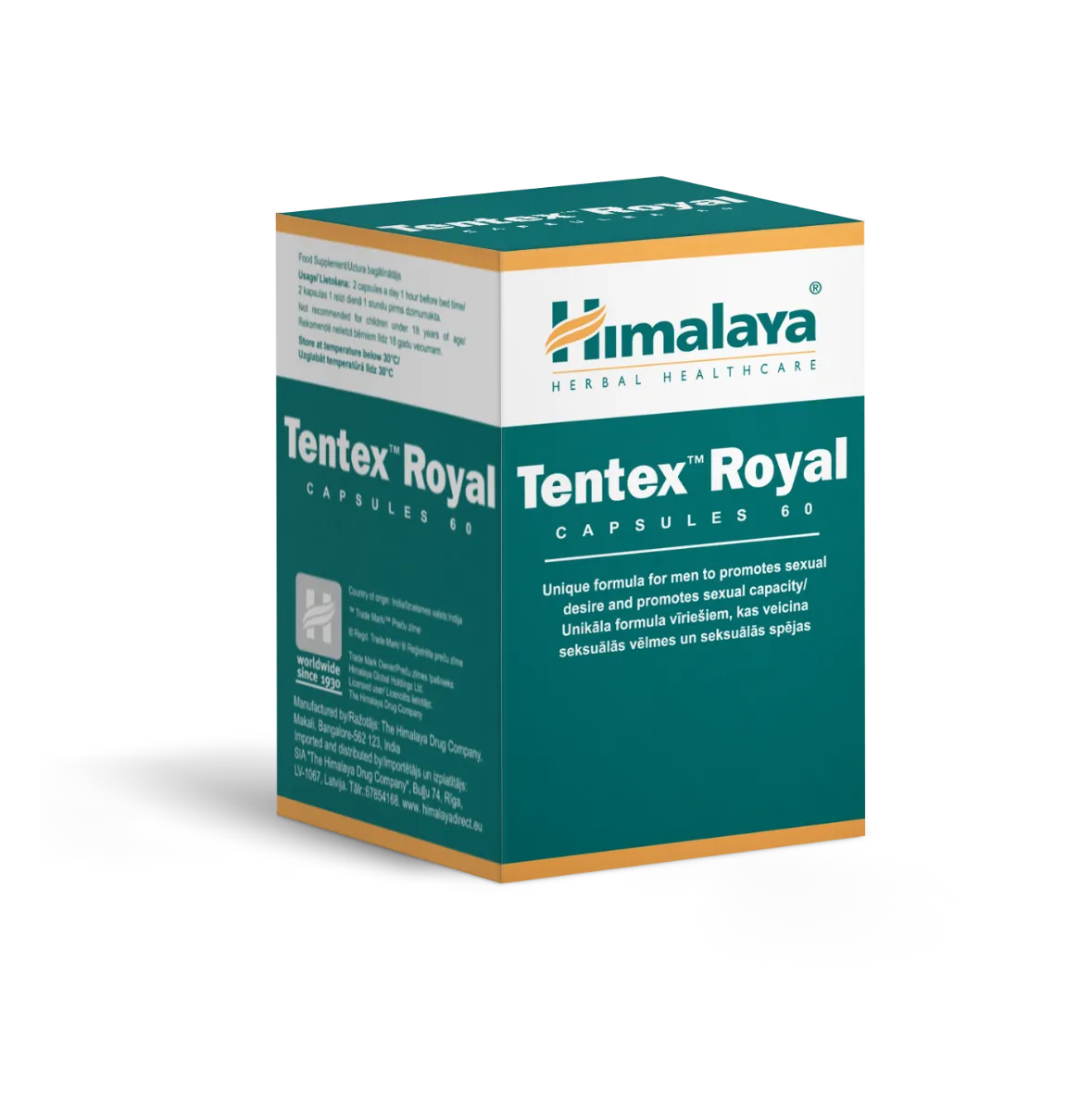 HIMALAYA Tentex Royal, 60 kapsułek 