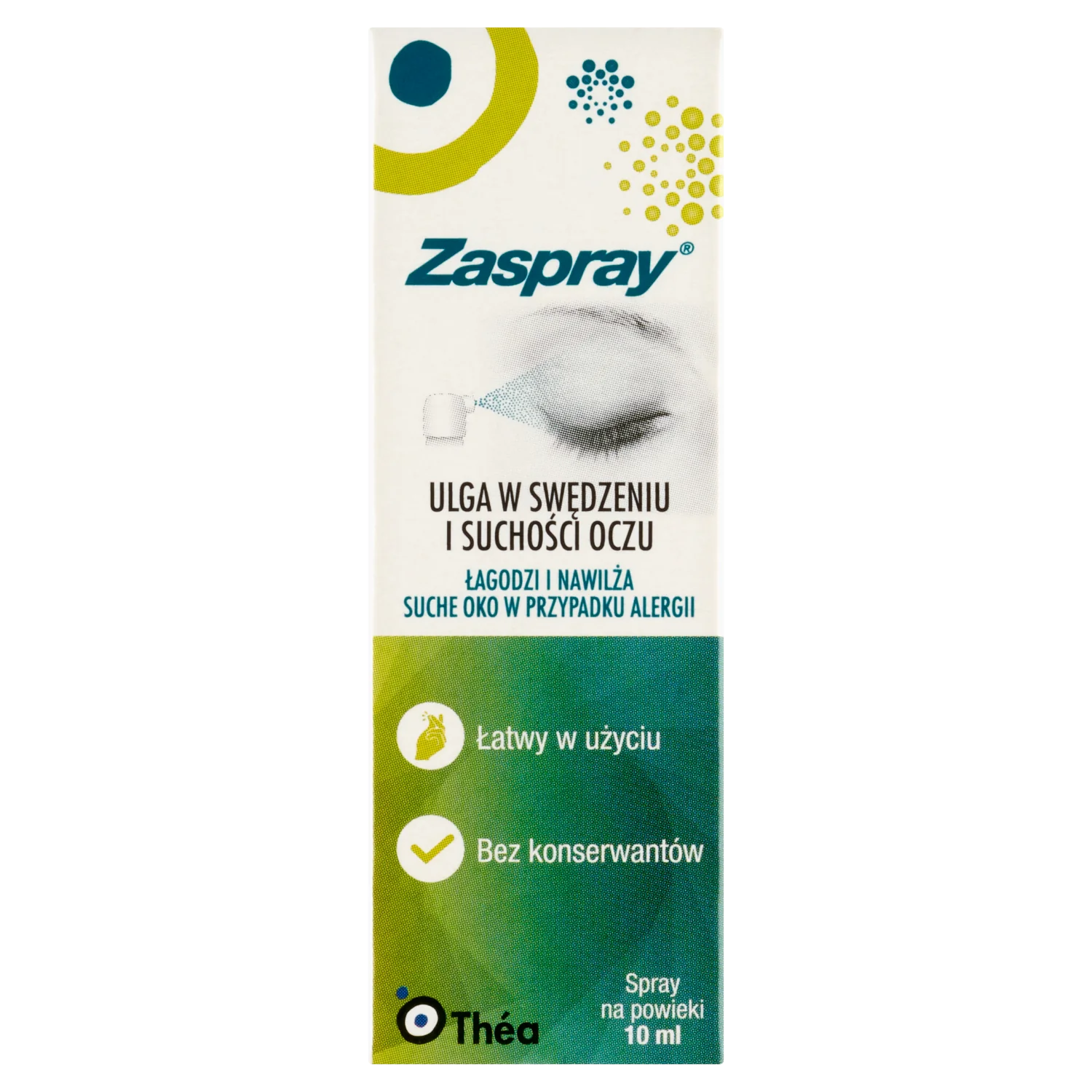 Zaspray, spray na powieki, 10 ml 