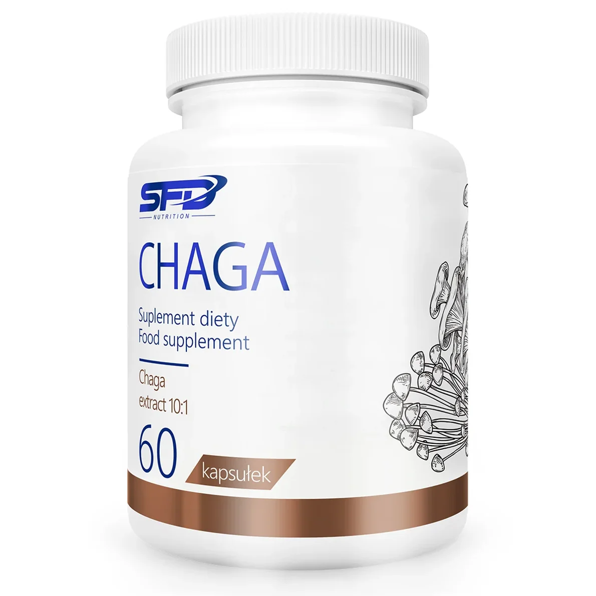 SFD Chaga, 60 kapsułek