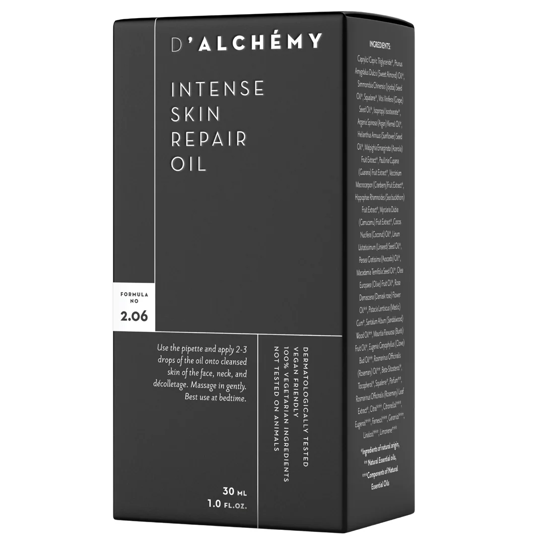 D'ALCHÉMY Intense Skin Repair Oil intensywnie regenerujący olejek do twarzy, 30 ml